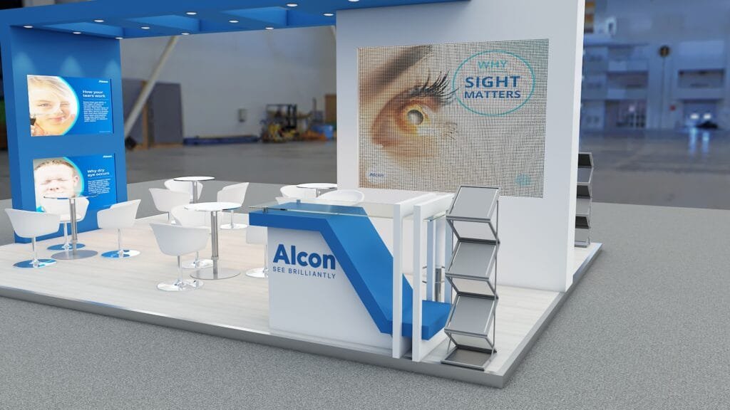 Trade show and exhibition booths - Alcon -Africa Health 2022 5m x 6m (4)