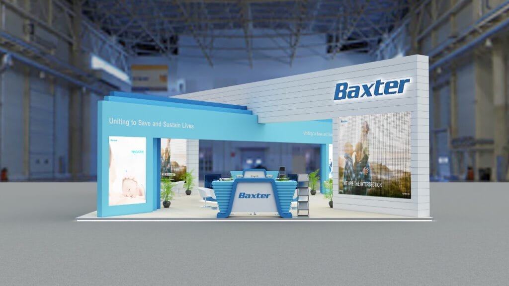 Trade show and exhibition booths - Baxter -Africa Health 2022 10m x 14m (7)