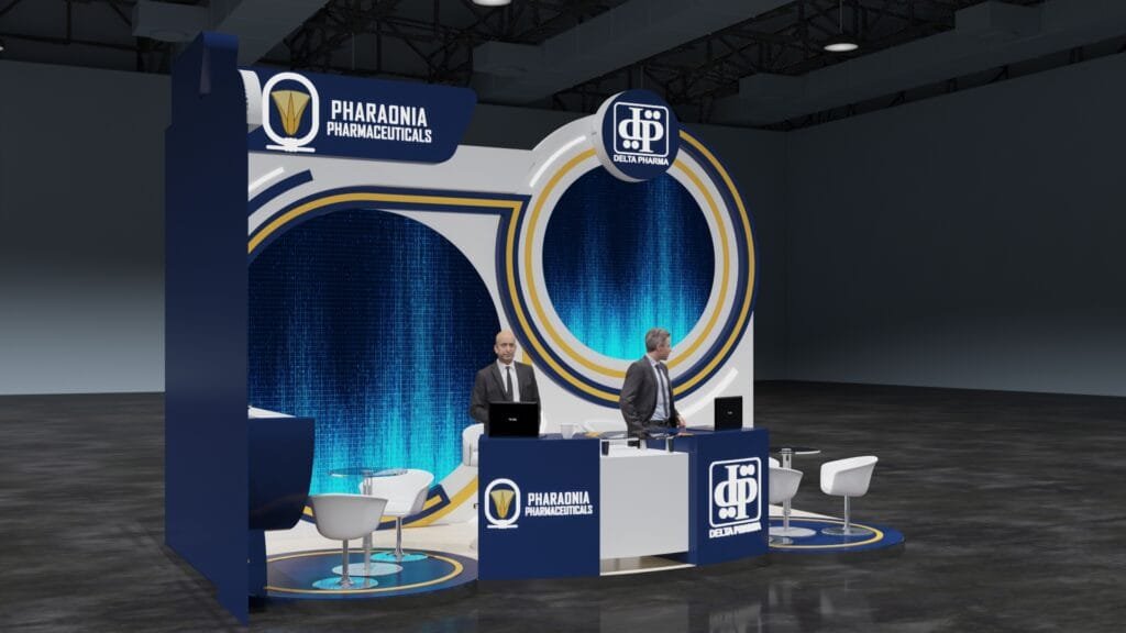 Trade show and exhibition booths - Delta pharma -Africa Health 2023 6m x 3m (7)